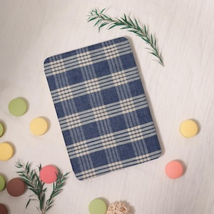 Checkered Pattern Kindle Case,PaperWhite 6.8&#39;&#39; 5/7/8/10th Cover,Clear Back Sleeve,Colorsoft KPW6 Gen11 2019/2024,Personalized Gift for Her