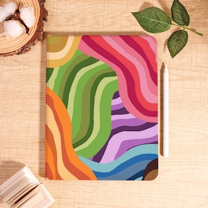 Color Stitching iPad Case with Pencil Holder for iPad 11/10/9/8 Gen 2025 Air 7/6/5 13&quot; 11&quot; 10.9&quot; iPad Pro 12.9 Inch Custom Name iPad Mini 6