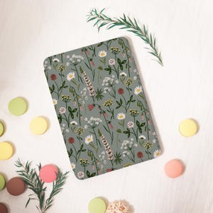 Botanical Floral Kindle Case,PaperWhite 6.8&#39;&#39; 5/7/8/10th Cover,Clear Back Sleeve,Colorsoft KPW6 Gen11 2019/2024 Personalized Gift for Her