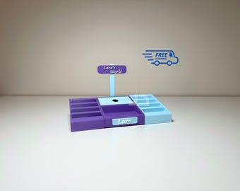 Yoto Mini Organizer Stand | Yoto Card Holder | Expandable Modular Yoto Storage | Custom Kids Audio Organizer