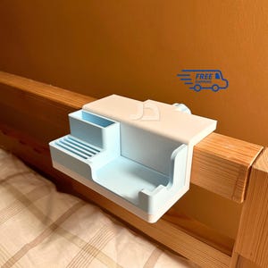 Mensola da letto Yoto Mini / Supporto da letto e organizer per schede / Supporto portaoggetti Yoto per bambini / Accessori audio Yoto