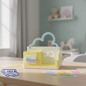 Yoto Mini Storage with Cloud Handle & Card Organizer | Customizable Kids Audio Accessories | Adventure Jacket Compatible