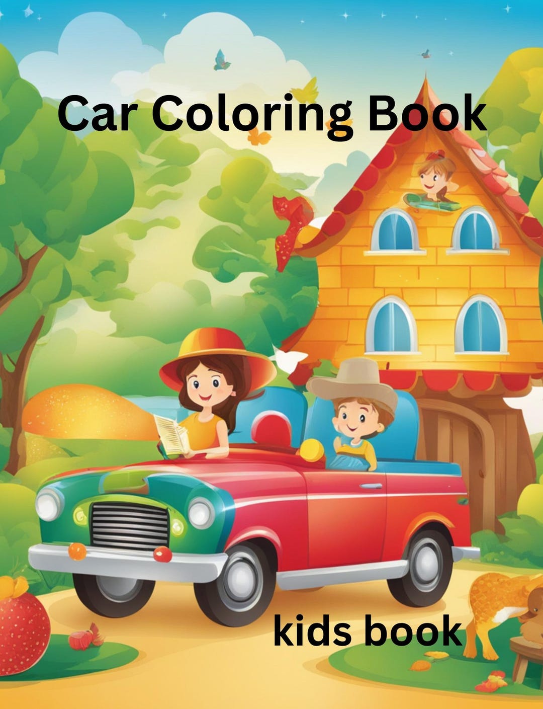 Rev up Creativity: Car Coloring Adventures for Kids - 25 Page PDF ...