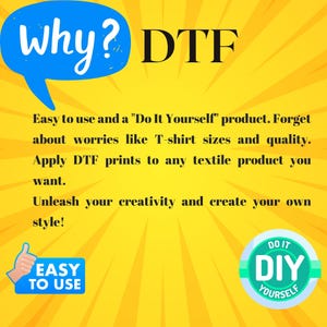a yellow background with a speech bubble and the words, why? dtf?