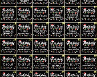 Świąteczne nadruki termotransferowe: zabawne, najczęściej powtarzane powiedzenia – Custom DTF