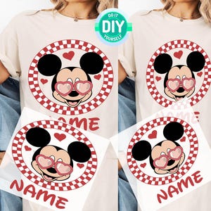 custom Disney Couple dtf,disney family matching,Disney 2025 dtf ,first disney trip ,mickey minnie dtf,