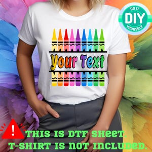 Ready To Press Teacher DTF Transfer, Personalized Name Heat Transfer, Custom Iron On, High Quality School DTF Print