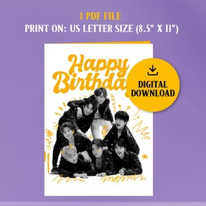 Bts Happy Birthday - Etsy