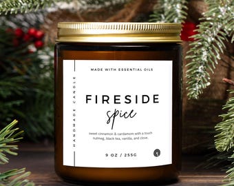 Fireside Spice Candle 9oz