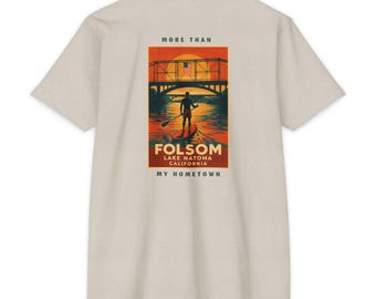 Lake Natoma Sunset Graphic T-Shirt