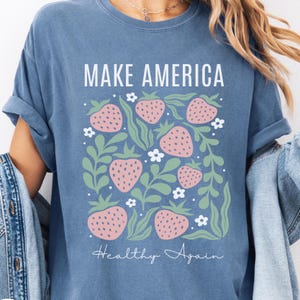 MAHA Shirt Make America Healthy Again Comfort Colors Tshirt RFK Jr Shirt Trump Kennedy Shirt RFK 2024 Libertarian Shirt Homeschool Mom Mama