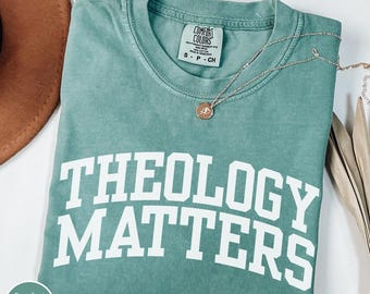 Comfort kleuren theologie is belangrijk seminarie afstudeercadeau voor haar vrouwen religieus shirt christelijk schrift shirt theoloog antifeministisch