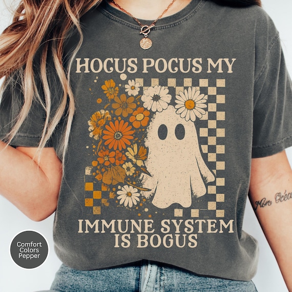 Halloween Autoimmune Disease Tee Comfort Colors Shirt Gift for Chronically Ill Rheumatoid Arthritis Rare Disease Awareness Medical Zebra