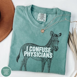 Confuse Physicians Zebra Chronic Illness, Autoimmune Disease Comfort Colors Shirt, Spoonie, Invisible Illness, Flare Day Gift, POTS MS Lupus