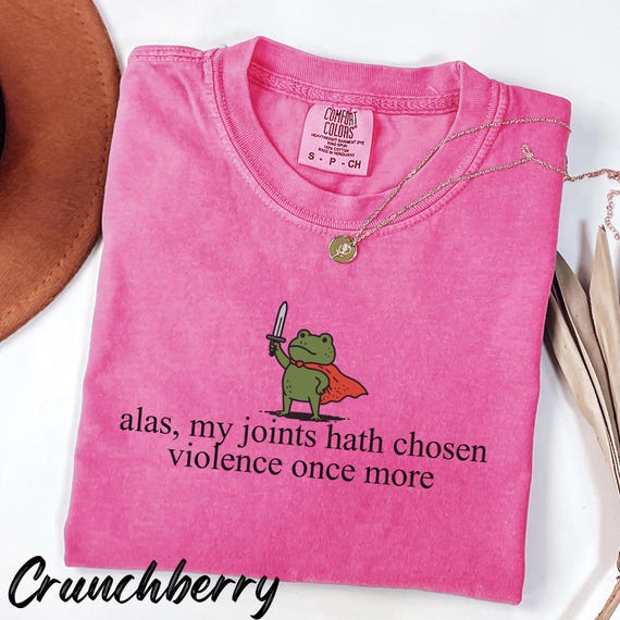 Funny Rheumatoid Arthritis Shirt, RA Comfort Colors Tshirt, Cute Arthritis Shirt, Fibromyalgia Shirt, Autoimmune Psoriatic Arthritis
