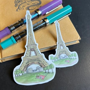Eiffel Tower Stickers - Waterproof