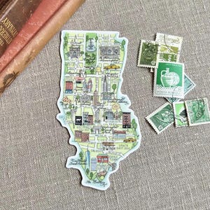 New York City Map Stickers - Waterproof