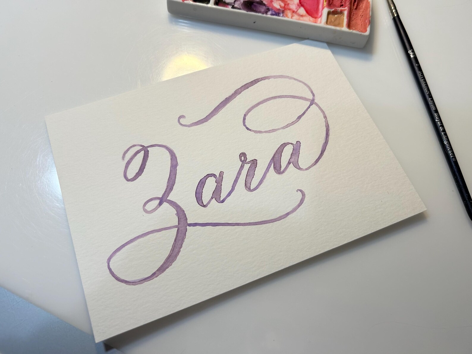 Personalized Calligraphy Name Print for Framing by Robyn Love FREE ...
