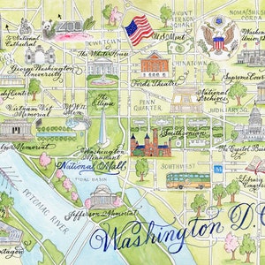 Bulk Prints of my Watercolor Maps for Weddings 25 prints image 8