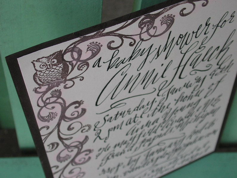 DIY Calligraphy Wedding Invitation Wording to Print