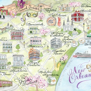 Watercolor Map Prints Personalization image 4