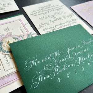 Kalligraphie Handgeschriebene Umschlag Adressierung - Professioneller Kalligraph