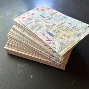 Mengendrucke von meinen Aquarellkarten für Hochzeiten - 25 Drucke - Jede Landkarte im Shop! 118 Pfund Baumwollkarton
