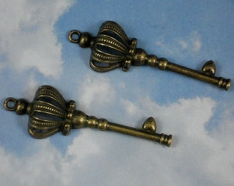 Details about   69Pcs Vintage Large Skeleton Keys Antique Look Bronze Crown Bow Pendants Collect 