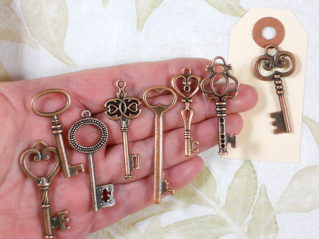 8 Styles Skeleton Keys Copper Mid Collection Medium 41mm
