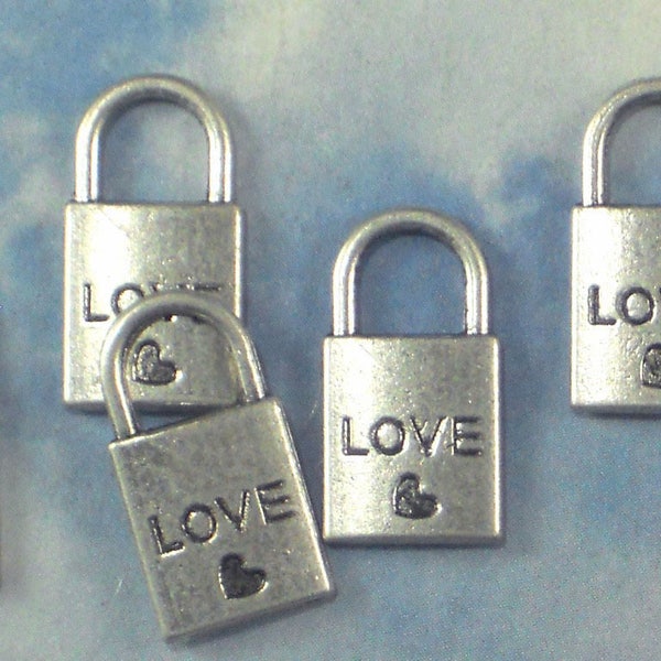 Lock Charms Etsy