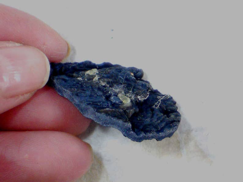Teal Purple Drusy Crystal Druzy Cabochon Blue Teardrop 35mm Geode Pear D2353