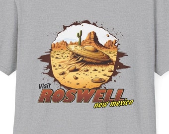Visit Roswell New Mexico, Area 51, UFO T-shirt, Roswell T-shirt, Area 51 T-shirt, New Mexico T-shirt, NM shirts, Alien T-shirt, UAPs, UFOs