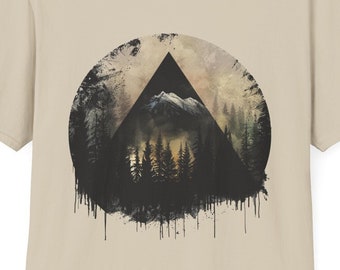 Pyramide noire, T-shirt OVNI, T-shirt Alien, T-shirt de bande dessinée, T-shirt espace, Aliens, Ancient Aliens, Mystère, Lieux mystérieux, Alaska,