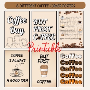 coffee wall art | coffee bar print | coffee poster | barista rating print | coffee lover gift | kitchen print | digital art