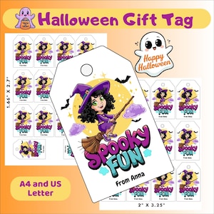 Halloween Gift Tag, Halloween Tag, Printable Happy Halloween Favor Tags, Happy Halloween Tag, Boo Halloween Tags, Trick or Treat Favor Tag