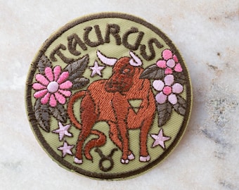 Taurus Zodiac Iron on Patch