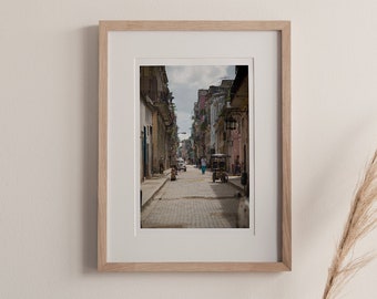 13 x19 Giclee print: street scene in Havana, Cuba