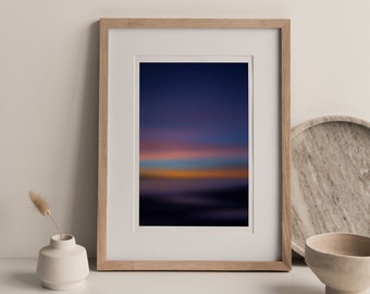 13 x19 Giclee print Tijuana, Mexico sunset