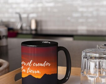 Biblical Inspiration Coffee Mug: Faith & Hope Gift, Sunset Design