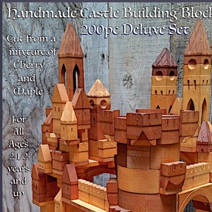 Deluxe Castle Building Blocks 200pc
