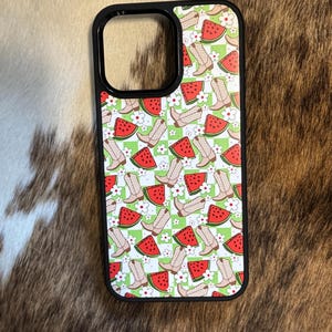 Watermelon Checkered Western MagSafe Phone Case