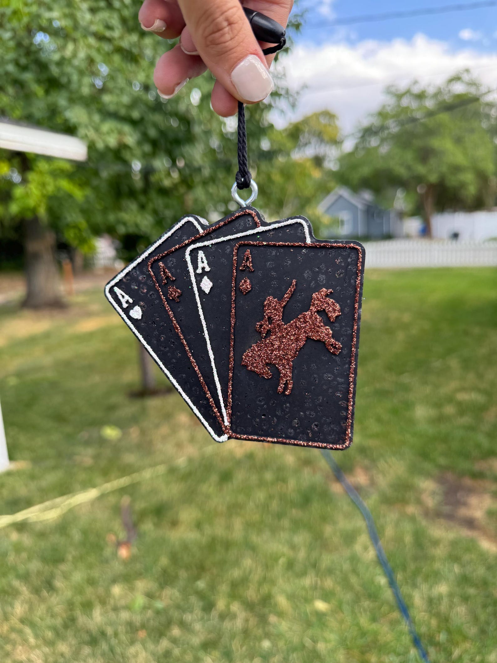 Bucking for Ace Car Freshie - Etsy