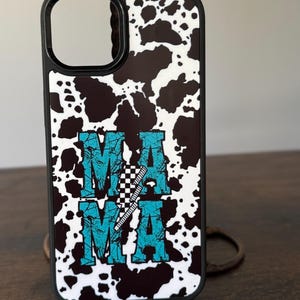 Cowprint Chaos Mama MagSafe Phone Case
