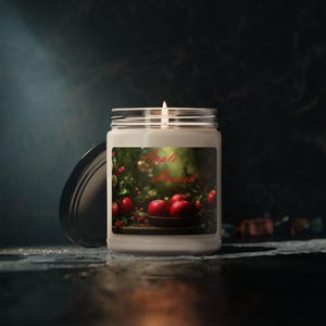Sojakaars - appeloogstgeur, 9oz | Herfstkaars, huisgeur, herfstdecor, cadeau voor haar, gezellige sfeer