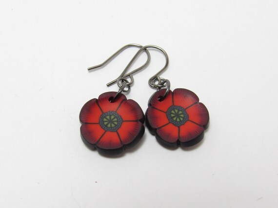 Water Poppy Earrings by Pastiche Water Poppy Earrings by Pastiche