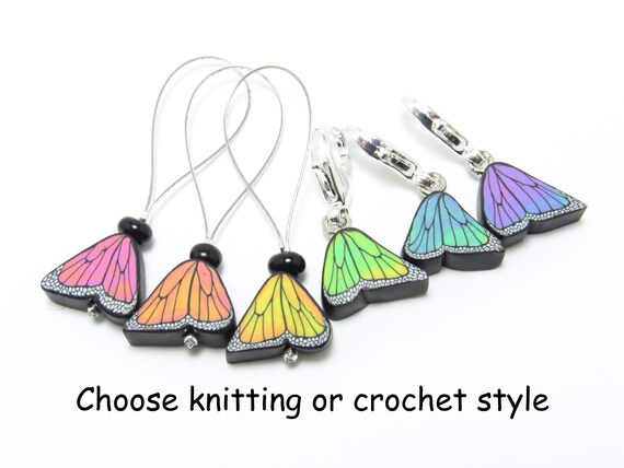 Stitch MarkersProgress Keepers Colorful Butterflies