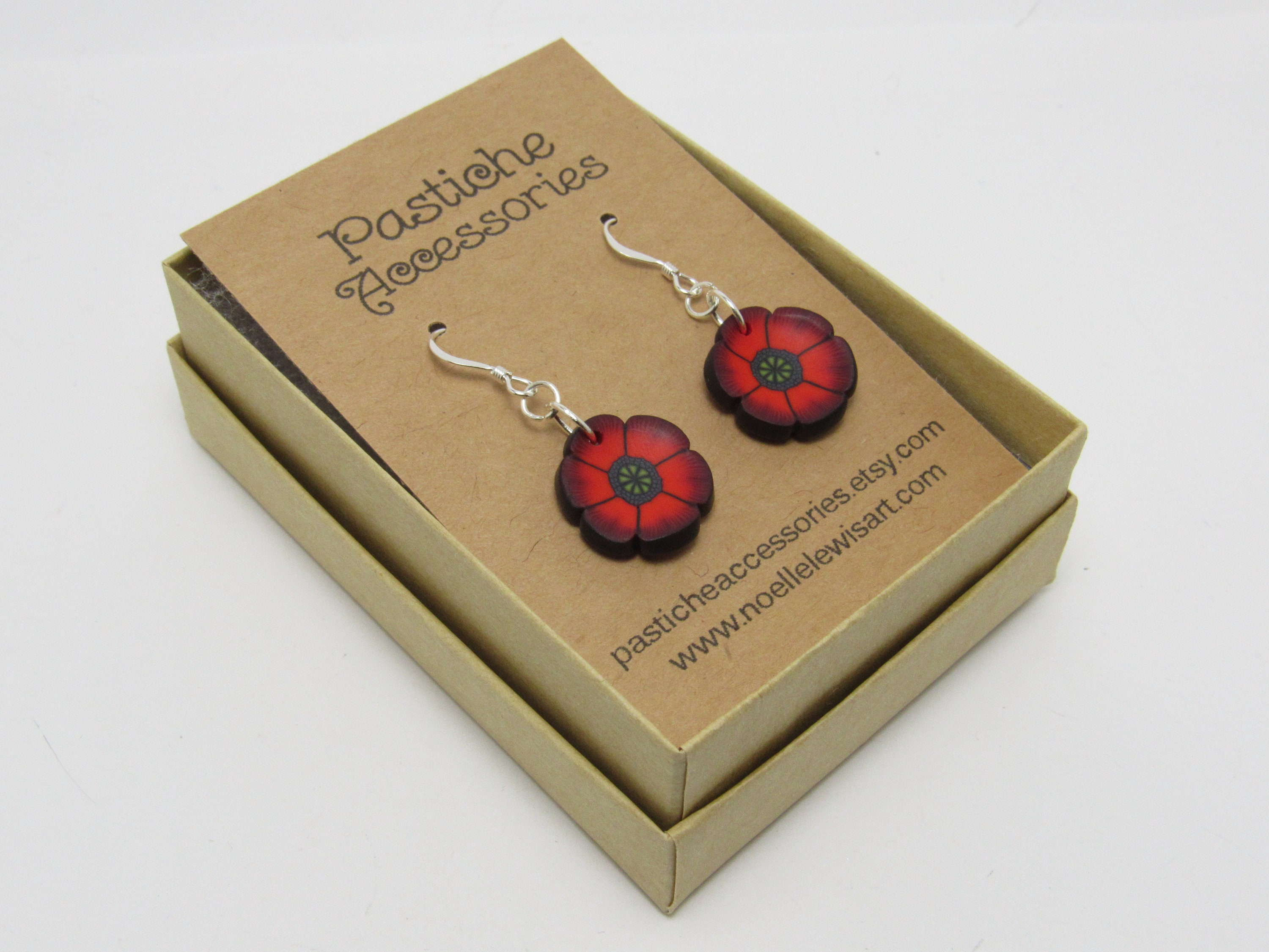 Water Poppy Earrings by Pastiche Water Poppy Earrings by Pastiche