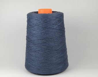 Denimblau Leinengarn - Baltik Weben, Stricken, Häkeln