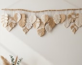 Large macrame headboard wall art, Boho yarn wall hanging, King size wall decor over the bed, Olive, Gift for the nature lover