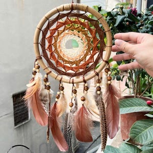 Unique Dreamcatcher - Handmade Christmas Gift for Teen Girl - Bohemian Room Decor - Christmas Gift for Daughter.